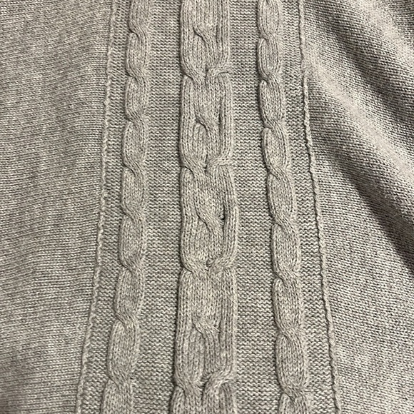 CAbi Gray Charlotte Poncho Tunic Sweater Sz S EUC - Picture 10 of 10